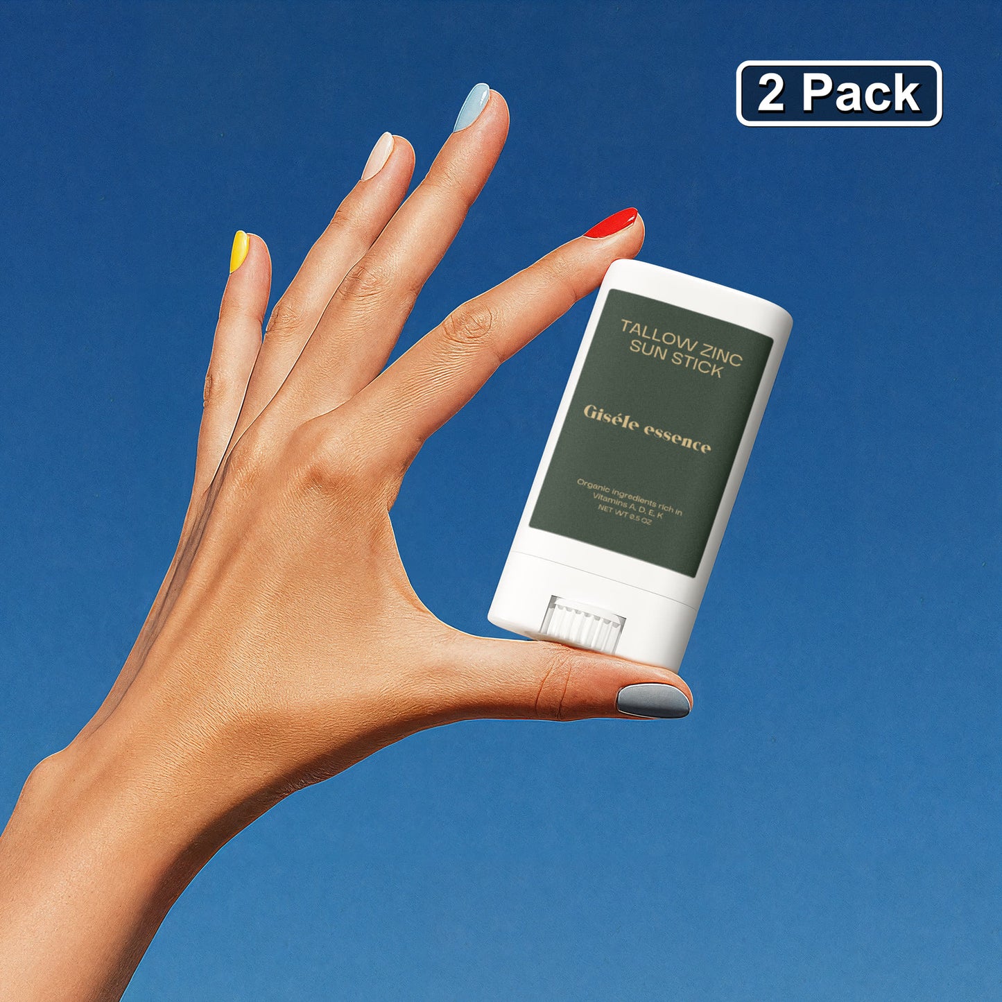 2 Pack Tallow Zinc Sun Stick