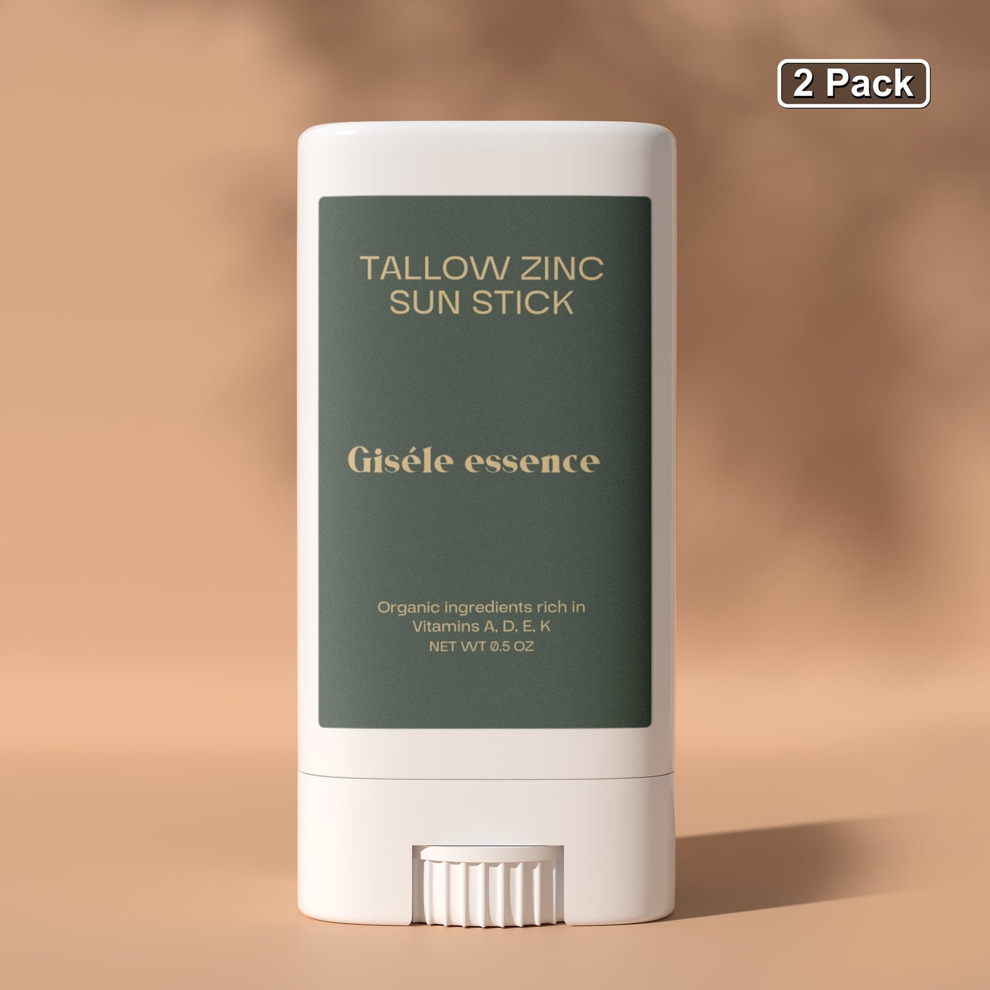 2 Pack Tallow Zinc Sun Stick