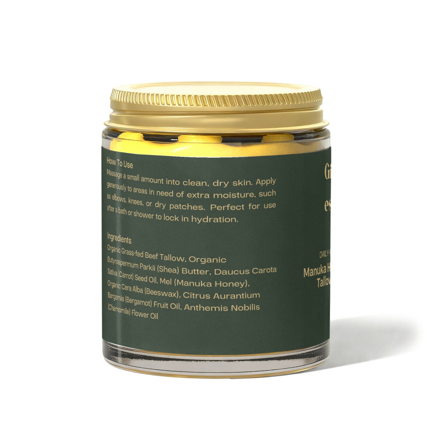 Manuka Honey Chamomile Tallow Body Balm
