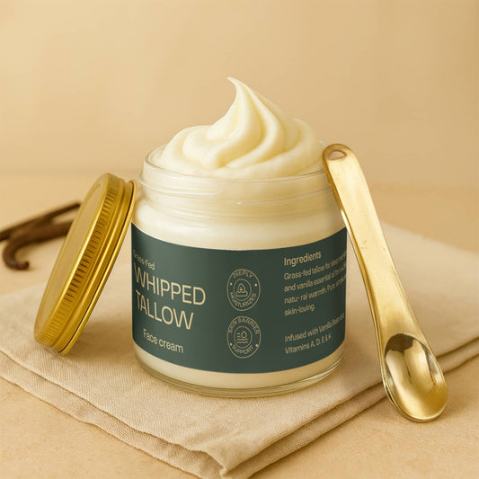Whipped Grass-Fed Tallow Balm with Vanilla Bean Face cream